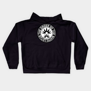 The order white plant Kids Hoodie